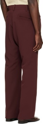 NEEDLES Brown Poly Light Double Cloth Boot-Cut Trousers