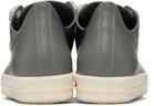 Rick Owens Gray Temple Jumbolace Low Sneakers