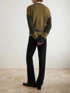 Enfants Riches Déprimés - Go Ask Alice Striped Cotton Sweater - Yellow