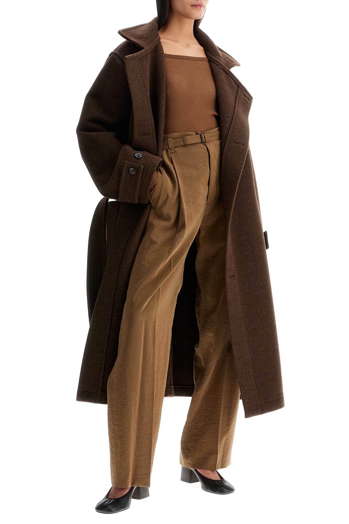 Lemaire Seamless Top in Dark Brown main image 1
