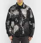 Balenciaga - Oversized Bleached Denim Jacket - Men - Black