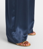 The Sei High-rise silk wide-leg pants
