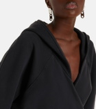 The Attico Cotton jersey sweatshirt dress
