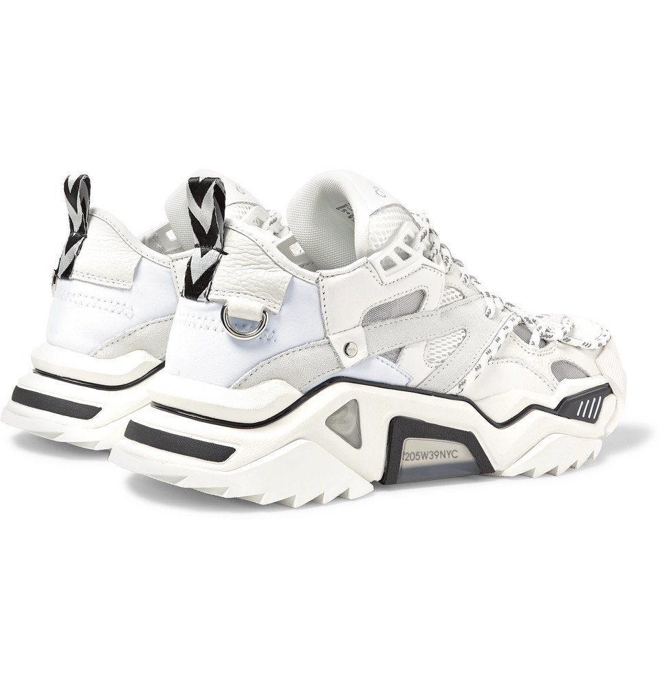 CALVIN KLEIN 205W39NYC - Strike 205 Mesh, Suede, Neoprene, and