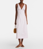 Posse Lindie cotton poplin midi dress