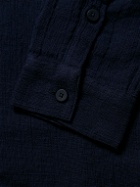 Folk - Cotton-Gauze Overshirt - Blue