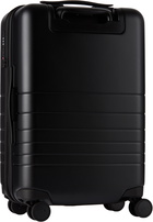 Monos Black Expandable Carry-On Suitcase