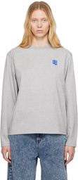 ADER error Gray Sig; BL Tag 01 Long Sleeve T-shirt