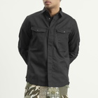 Maharishi Men's Hemp Custom Shirt in Black