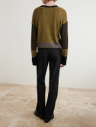 Enfants Riches Déprimés - Skinny Lieutenant Straight-Leg Pinstriped Virgin Wool Trousers - Black
