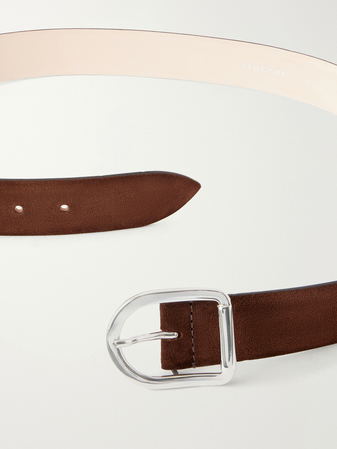 Déhanche - 3cm Mija Suede Belt - Brown