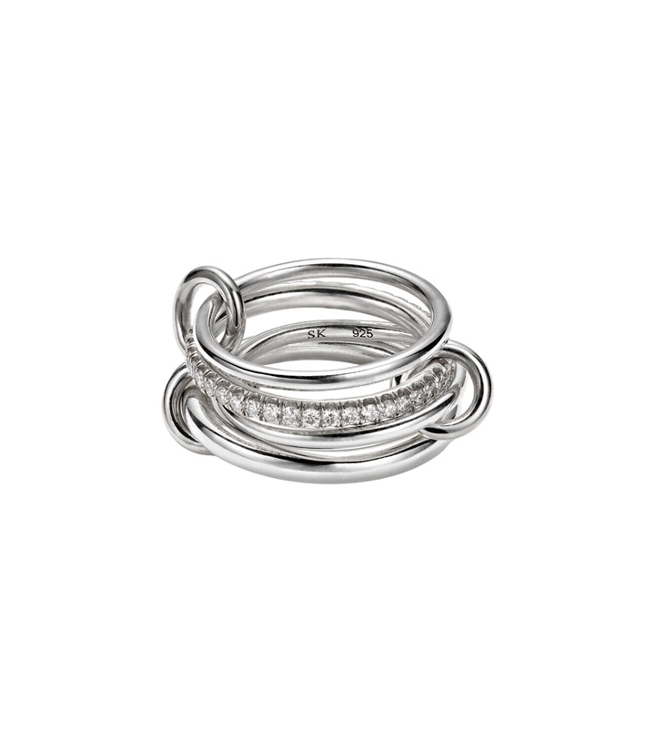 Photo: Spinelli Kilcollin Nimbus sterling silver ring with diamonds
