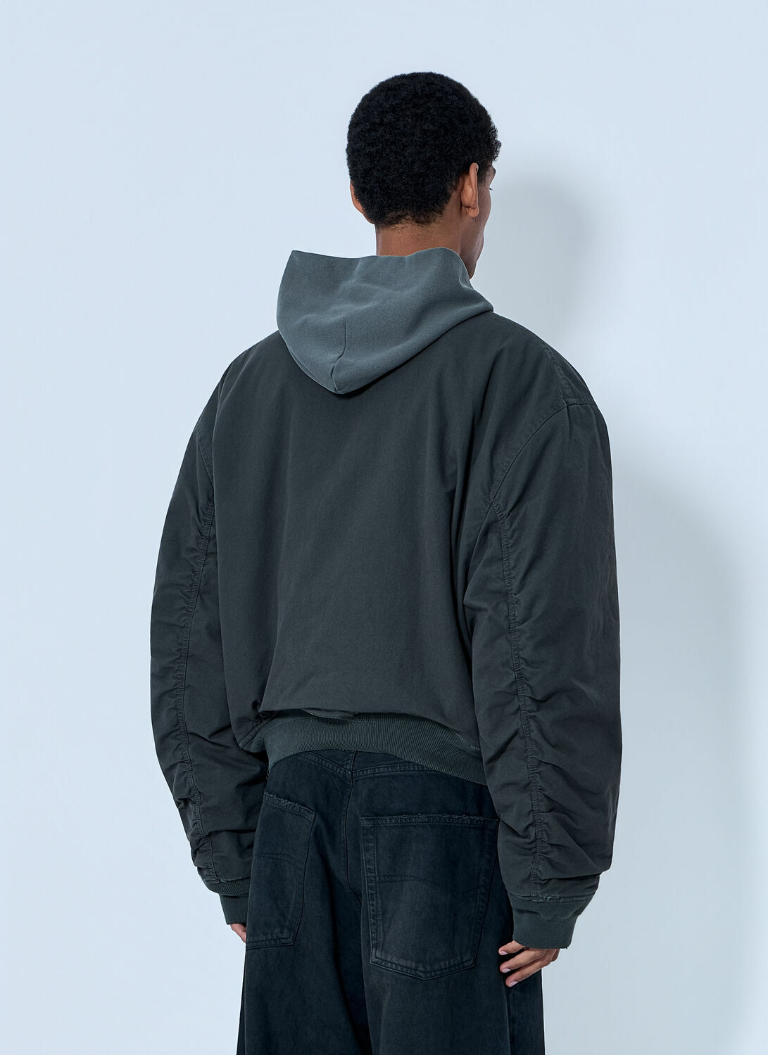 Balenciaga Hooded Bomber Jacket