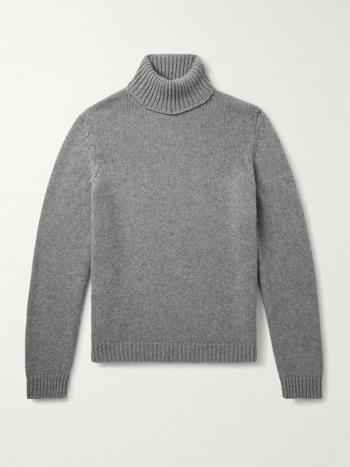 Anderson & Sheppard - Cashmere Rollneck Sweater - Gray