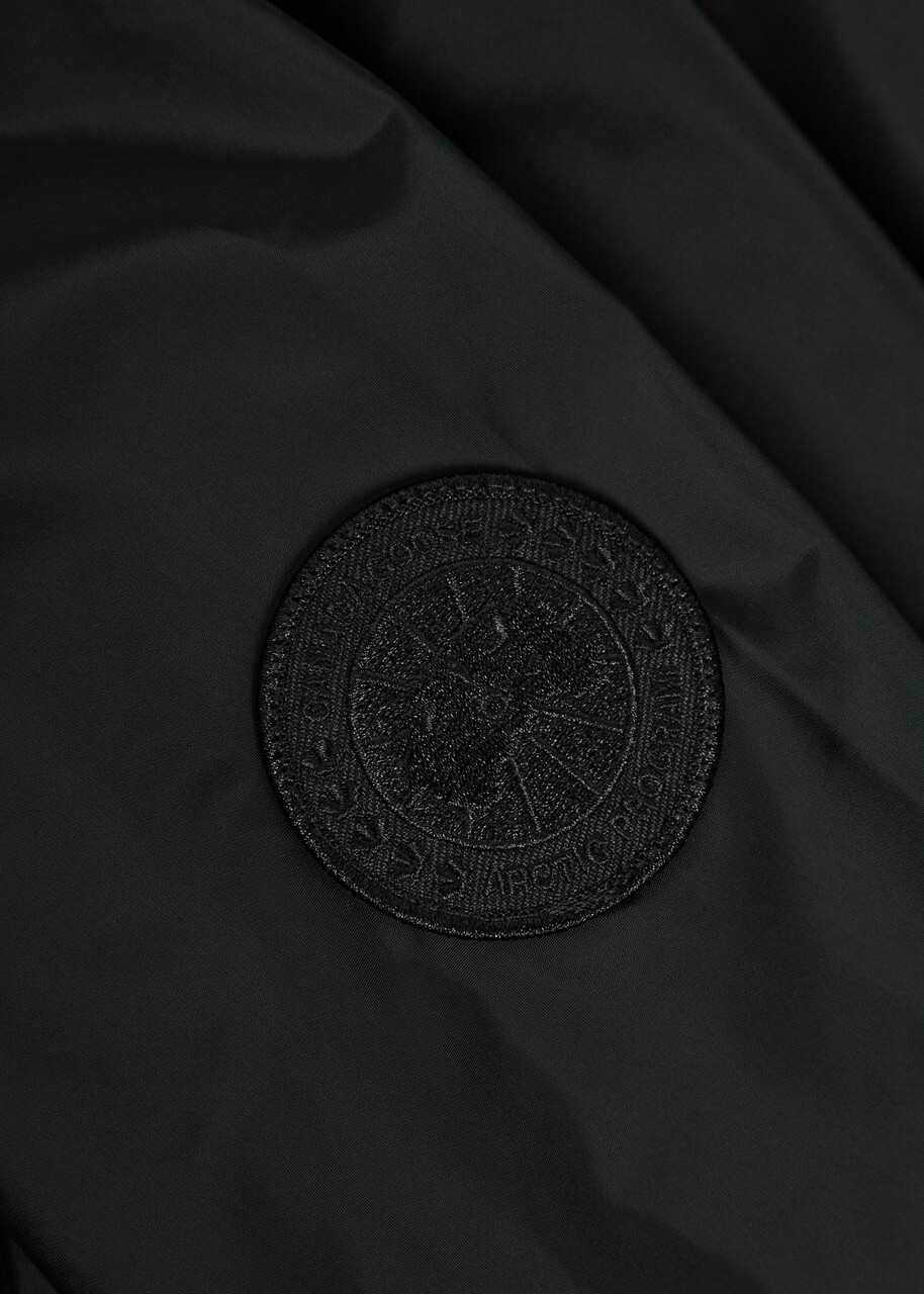 Canada Goose Drift Hooded Logo-appliquéd Shell Jacket Black