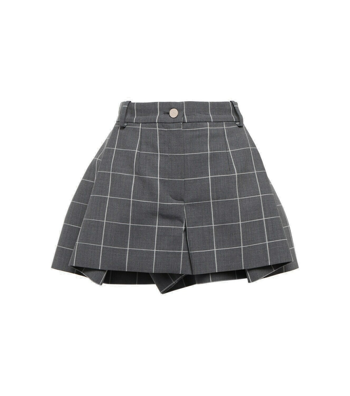 Photo: The Mannei Pavlle checked wool-blend shorts