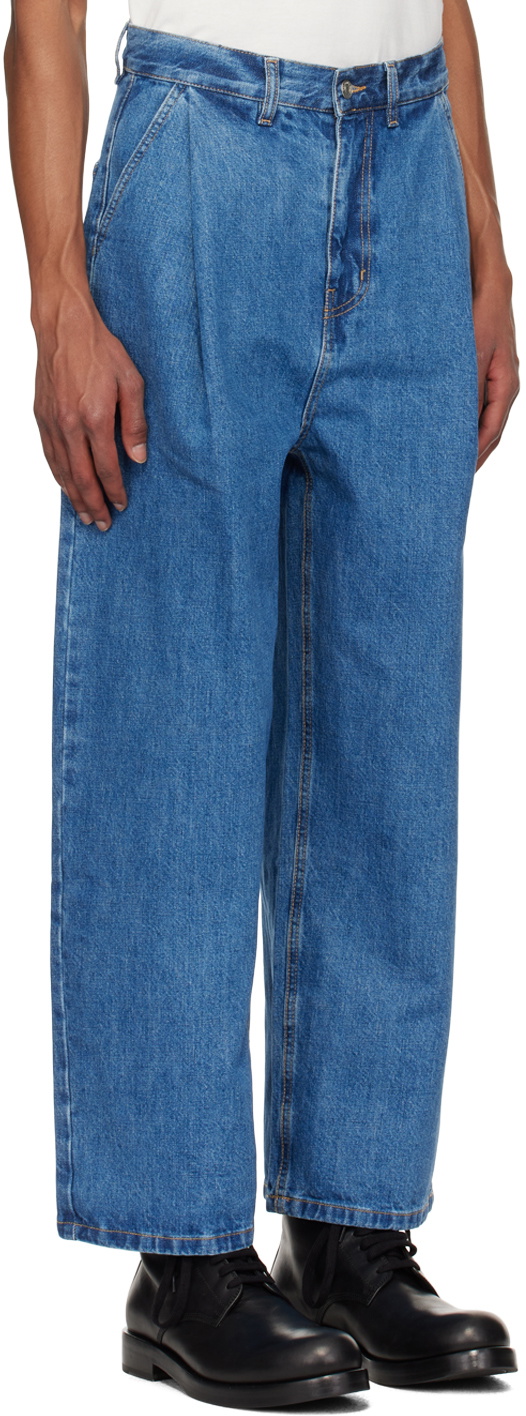 The Frankie Shop Blue Drew Jeans