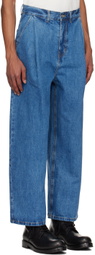 The Frankie Shop Blue Drew Jeans