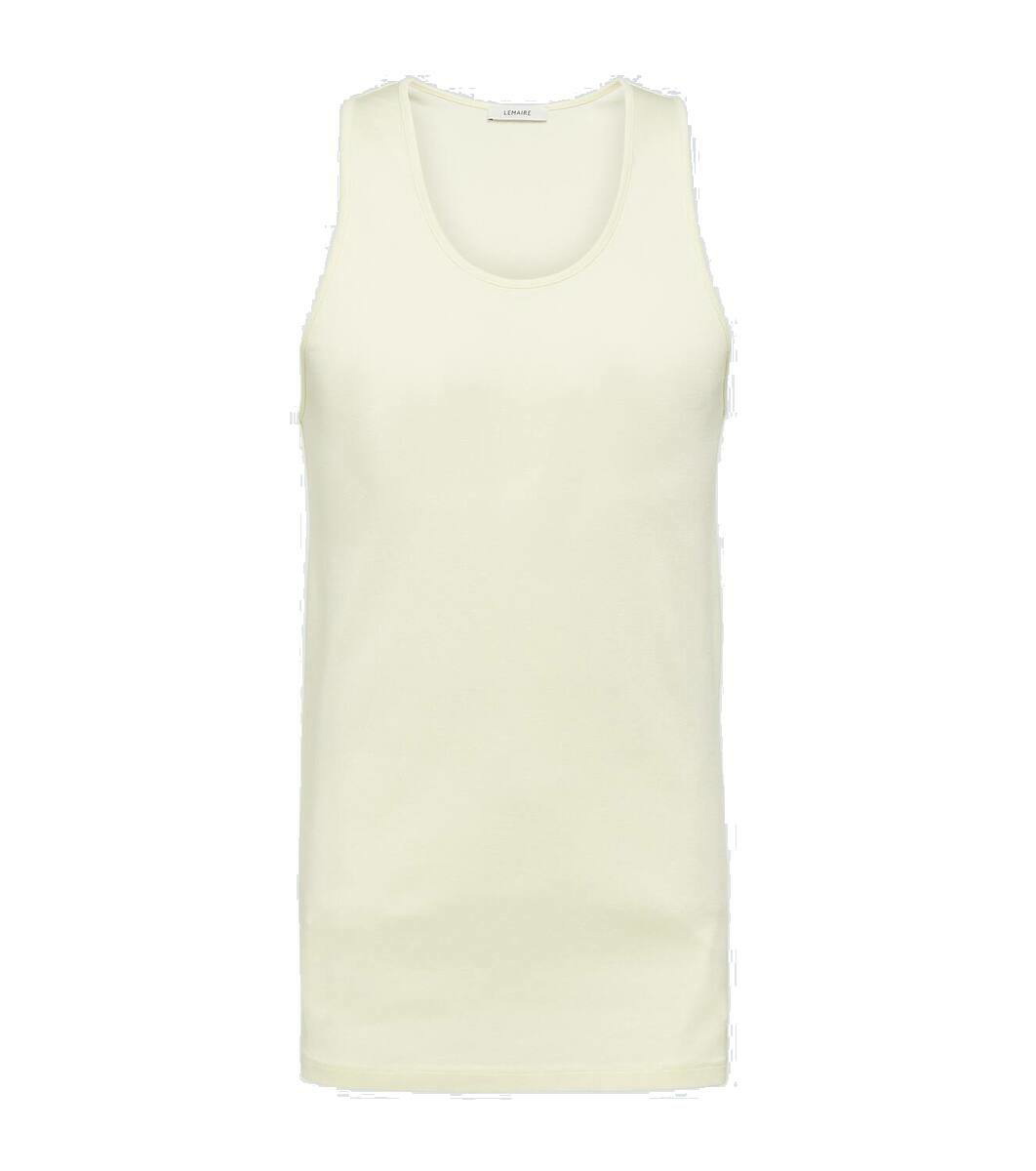 Photo: Lemaire Ribbed-knit cotton jersey tank top