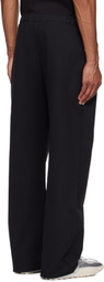 Marine Serre Black Moon Logo Fleece Sweatpants