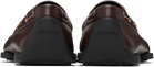 Jil Sander Brown Calfskin Boat Shoes