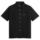 thisisneverthat Men's Washed Denim Short Sleeve Shirt in Black