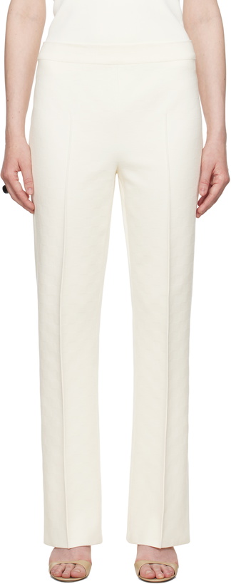 Photo: High Sport SSENSE Exclusive Bridal Capsule Long Kick Trousers