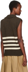 Cawley Brown Violet Vest