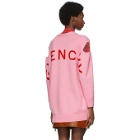 Givenchy Pink Logo Cardigan