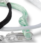 Rubinacci - Set of Three Silk Bracelets - Multi