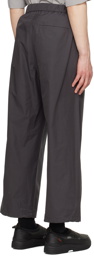 AMOMENTO Gray Pleated Trousers