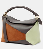 Loewe Puzzle Small leather and suede crossbody bag