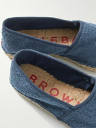 Orlebar Brown - Fleet Cotton-Terry Espadrilles - Blue