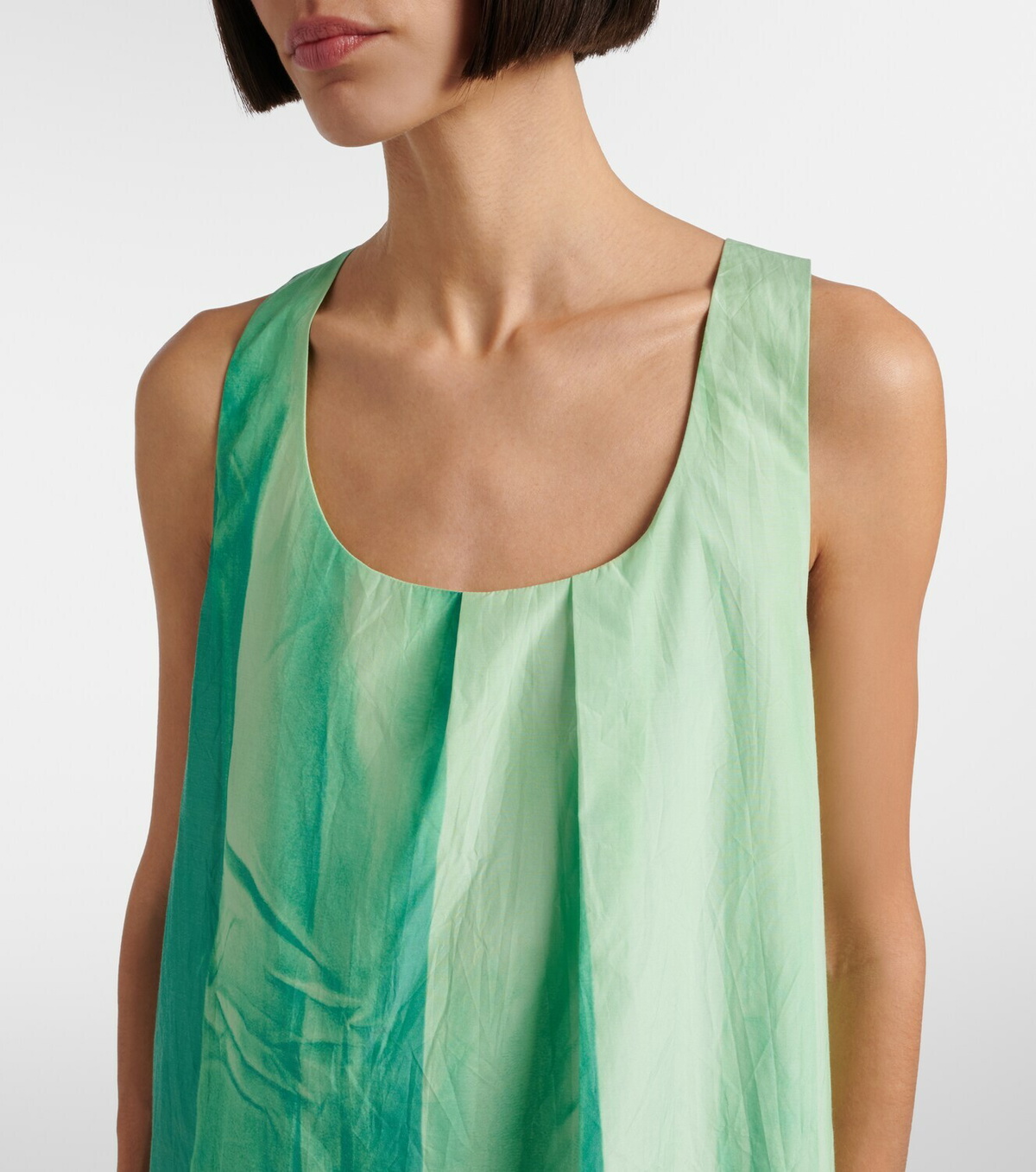 Loewe Printed leather minidress