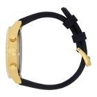 Versace Gold and Black V-Chrono Watch
