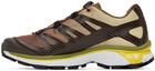 Salomon Brown & Beige XT-4 Sneakers