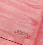 Saturdays NYC - Randall Mineral-Washed Cotton-Jersey T-Shirt - Red