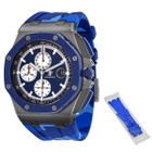 Audemars Piguet Royal Oak Offshore 44mm Camouflage Chronograph Blue Dial Mens Watch 26400SO.OO.A335CA.01