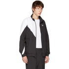 Reebok Classics Black and White Logo Track Jacket