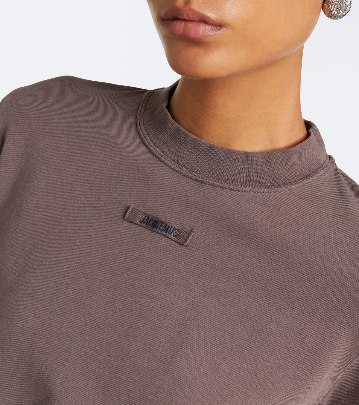 Jacquemus Gros Grain cotton-blend jersey T-shirt
