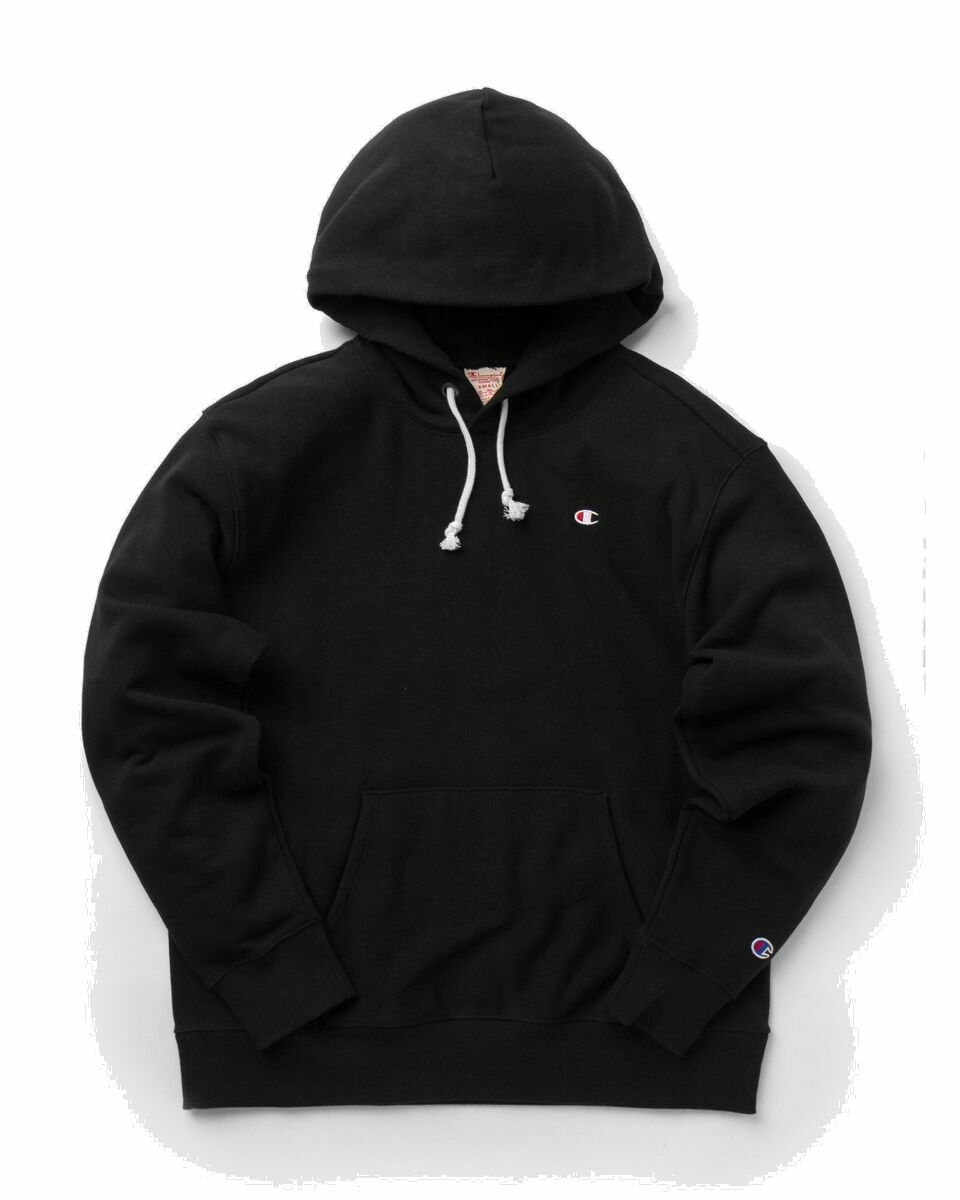 Photo: Champion Wmns Reverse Weave Hooded Sweatshirt Black - Womens - Hoodies