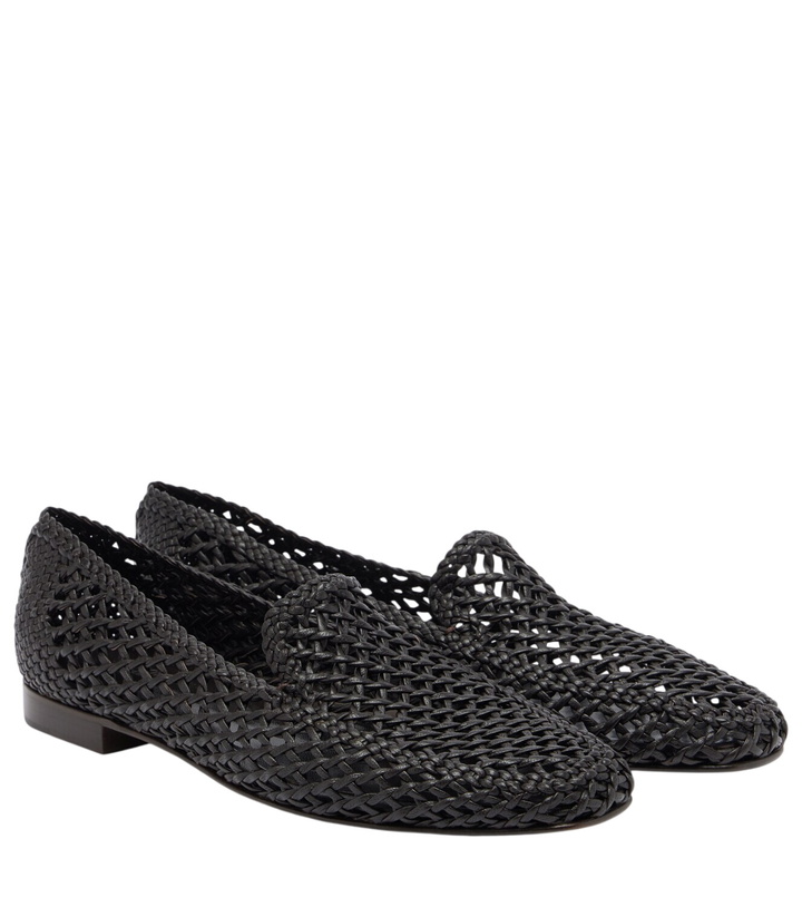 Photo: Le Monde Béryl Soft woven leather slip-on shoes