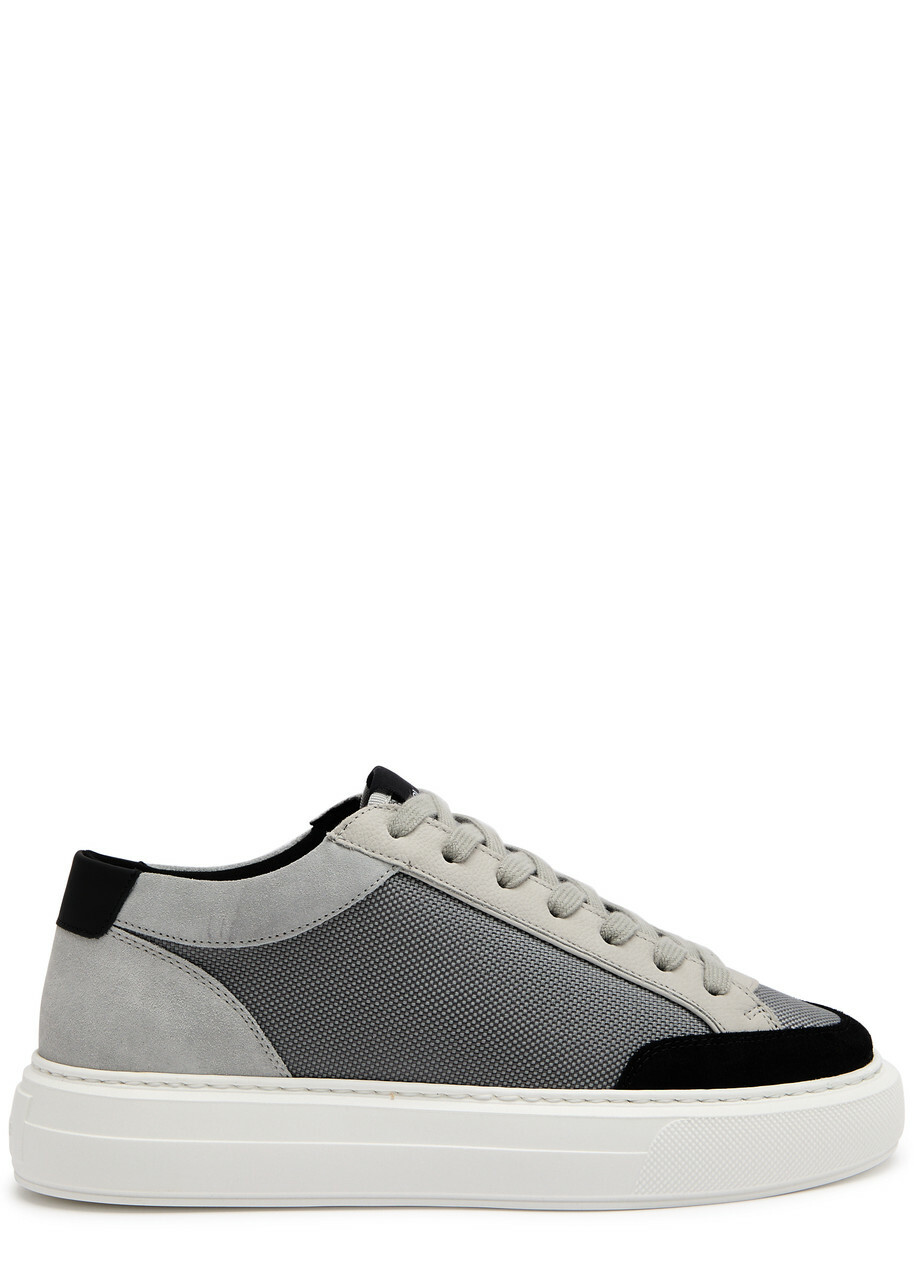 Cleens Luxor Panelled Canvas Sneakers Grey