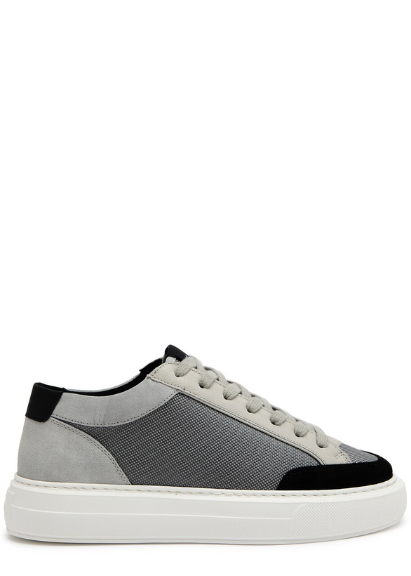 Photo: Cleens Luxor Panelled Canvas Sneakers Grey