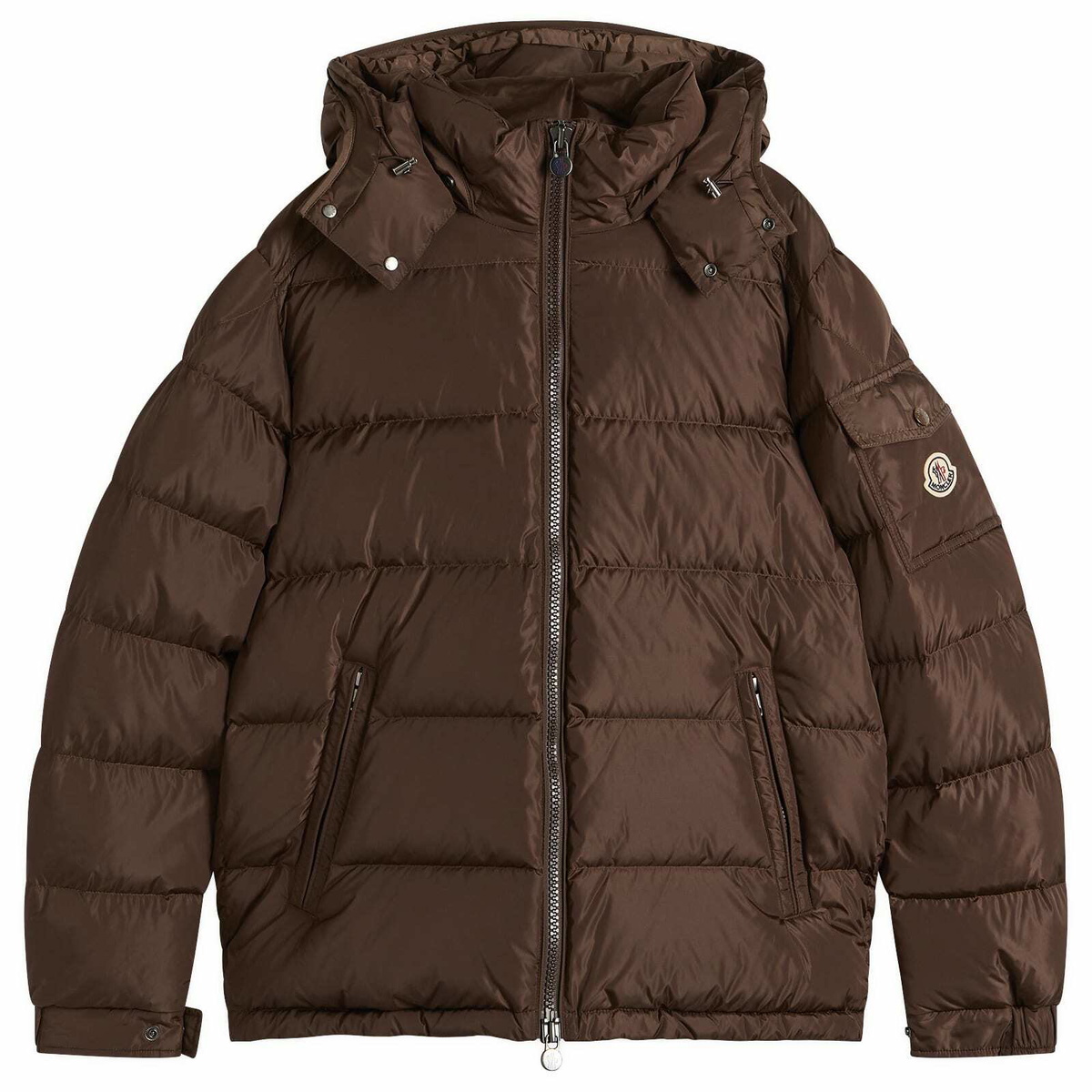 Moncler Men's Maya Matte Jacket in Brown