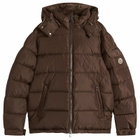 Moncler Men's Maya Matte Jacket in Brown