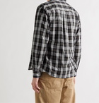 Wood Wood - Andrew Button-Down Collar Checked Organic Cotton-Flannel Shirt - Green