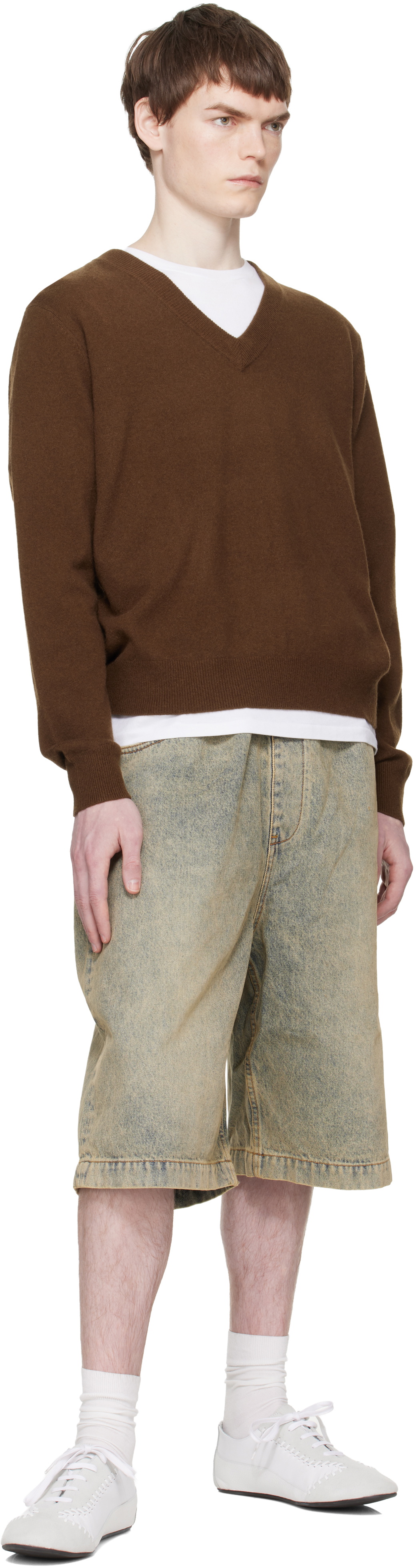 Entire Studios Blue Spar Denim Shorts