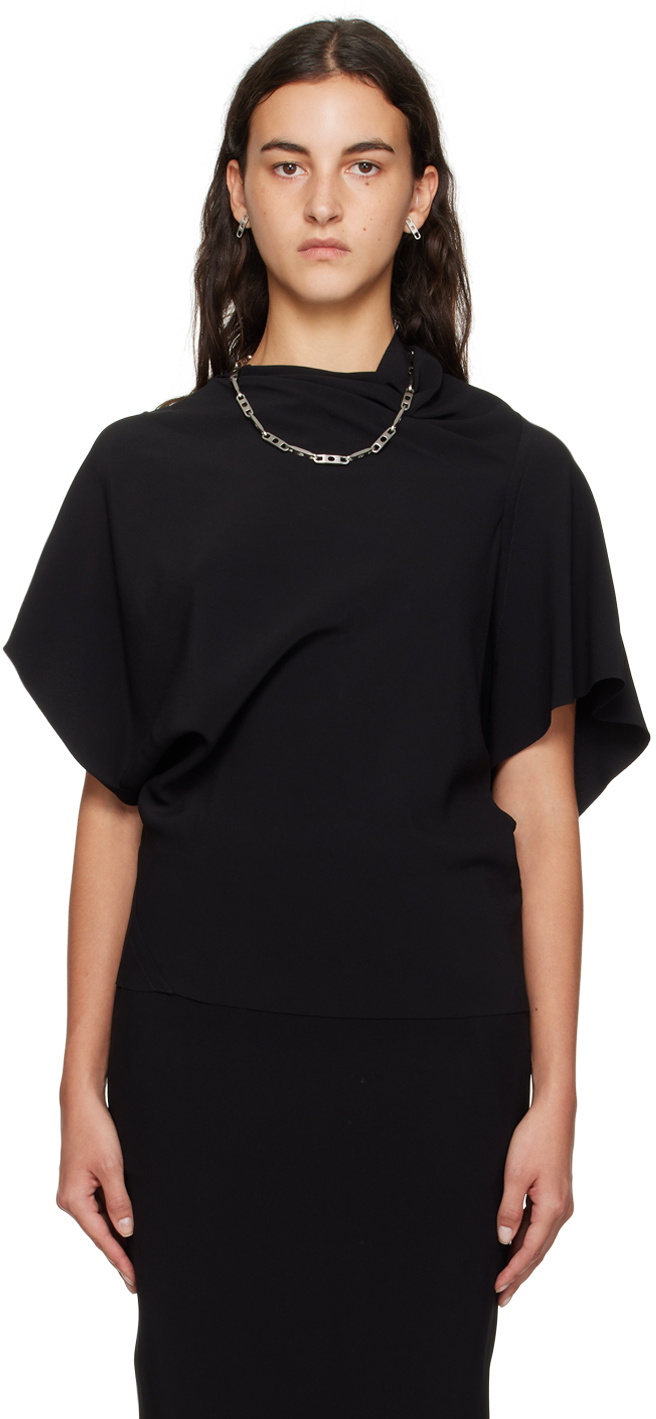 Rick Owens Black Seb Blouse Rick Owens