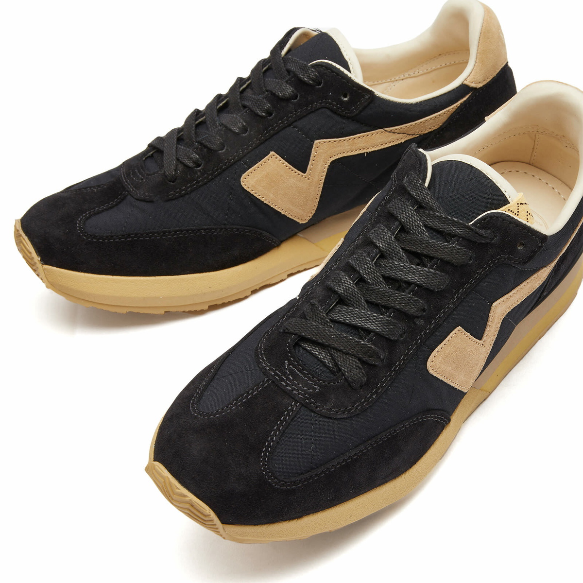 Visvim Men's Fkt Runner Sneaker in Black Visvim